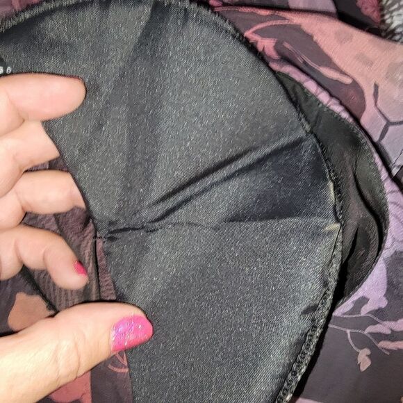 Ngoh Boutique Orginal Design Nwot floral chiffon ruffle blouse top size XL - Picture 7 of 8